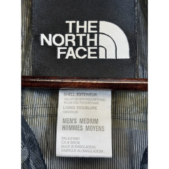 The North Face Nylon Hyvent Parka Jacket Mens Medium Full Zip Hooded Waterproof - Picture 11 of 14